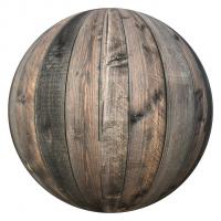 PBR Texture of Wood Planks 4K